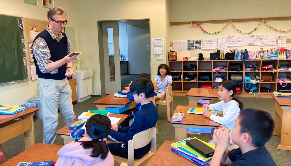 授業の様子（教室での学習）