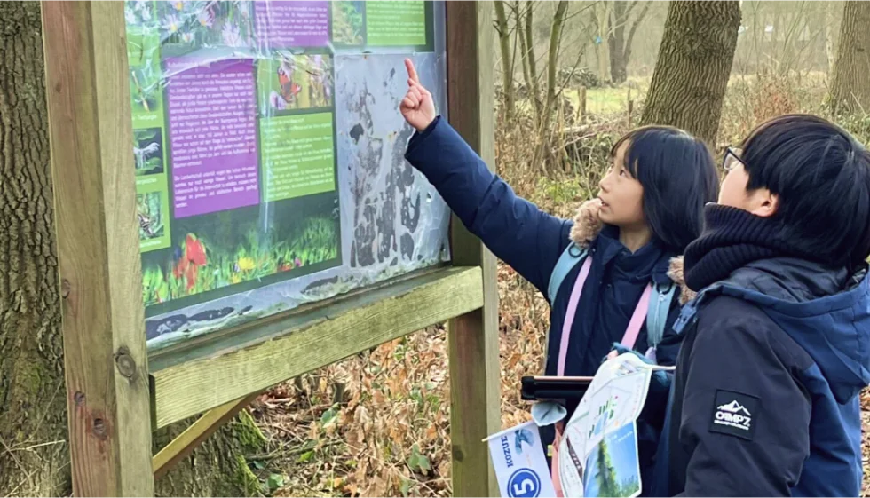 語学の授業の様子