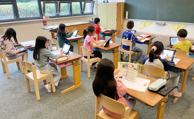 小学部の授業の様子