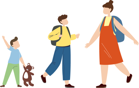 家族のイラスト