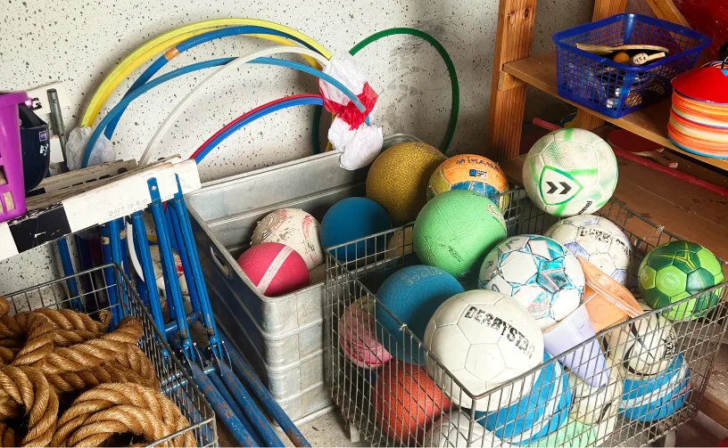 運動の器具や道具